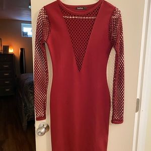 Mesh Red dress
